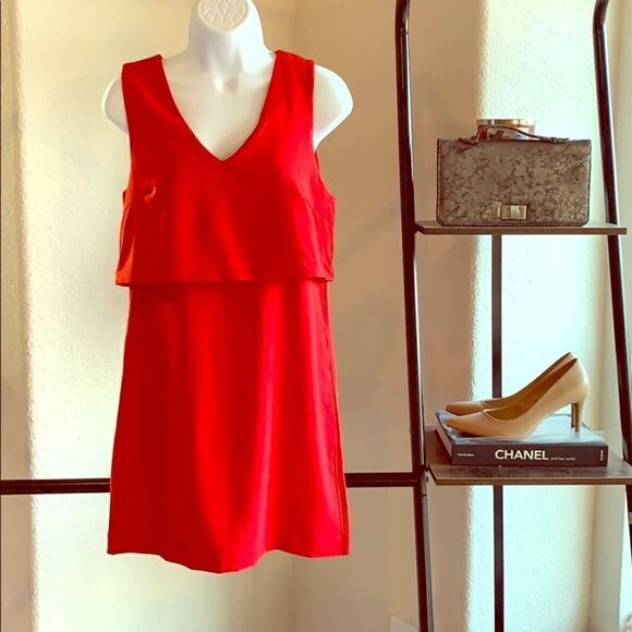 ❤️ FOREVER 21 Red Sleeveless Dress Size S ❤️ - Picture 1 of 7